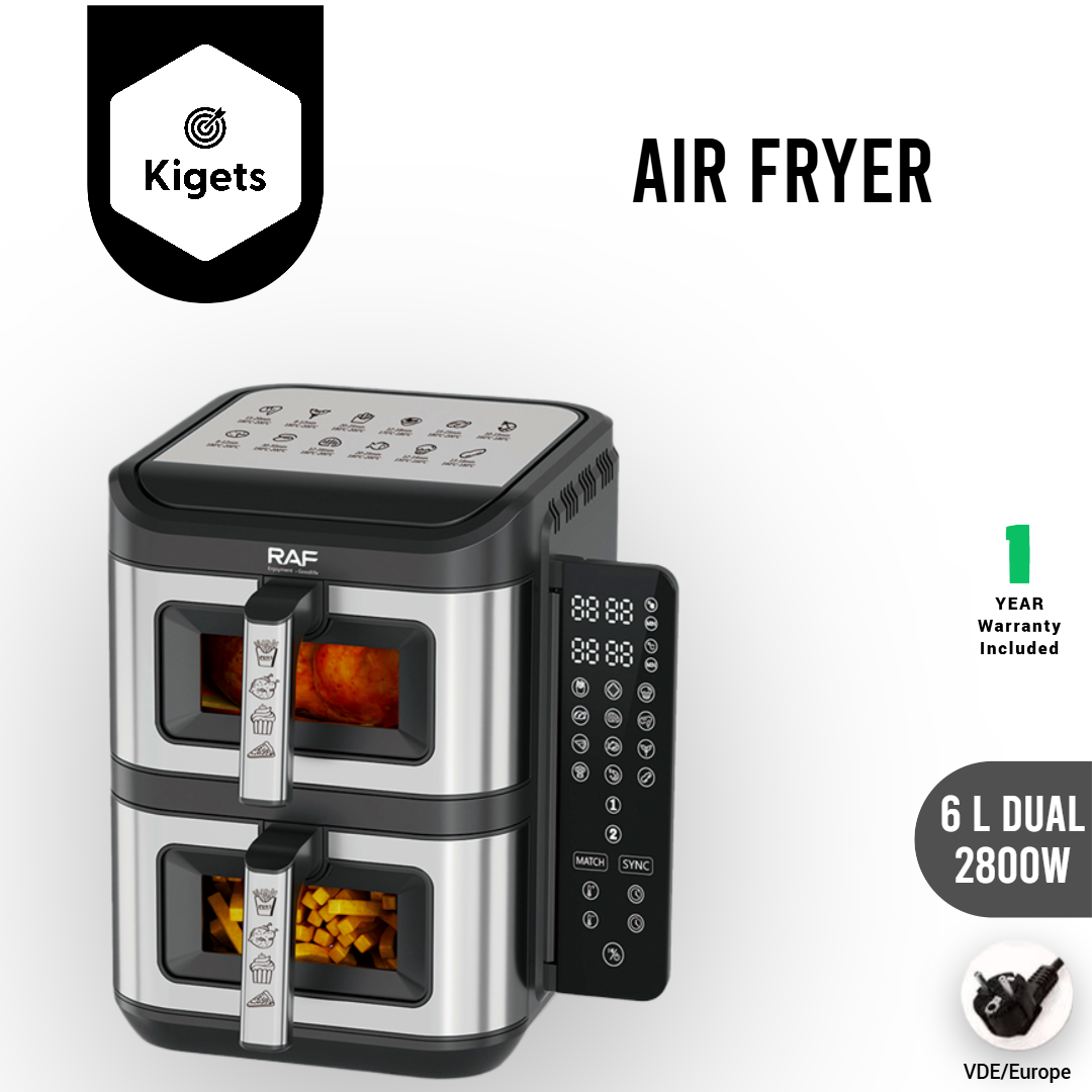 6L Dual Digital Air Fryer _15
