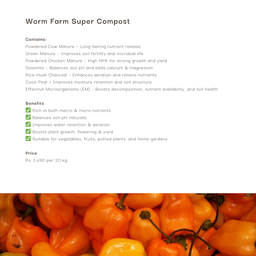 Worm Farm Super Compost | 20 KG