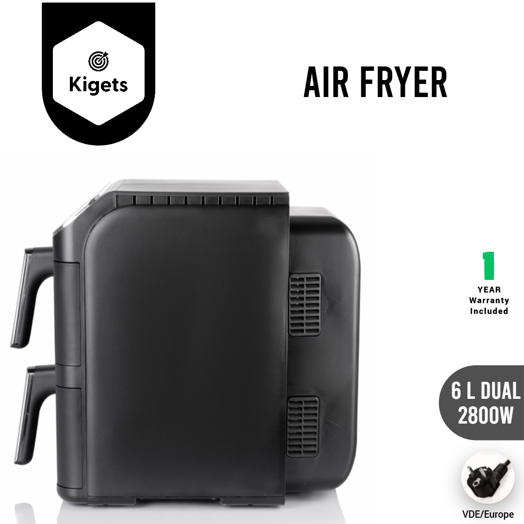 6L Dual Digital Air Fryer 2_7