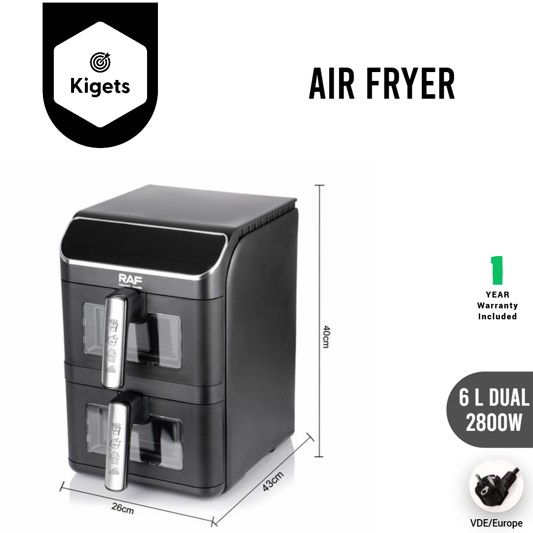 6L Dual Digital Air Fryer 2_4