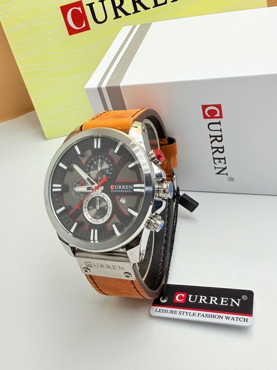Montre CURREN Homme Marron clair_0