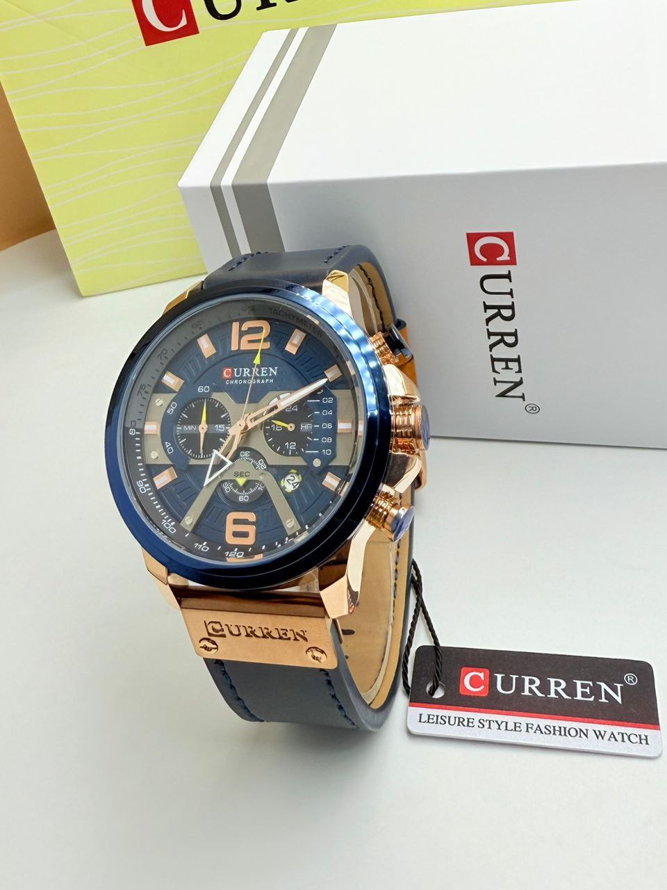 Montre CURREN Homme Bleue_0