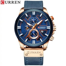 Montre CURREN Homme Bleue