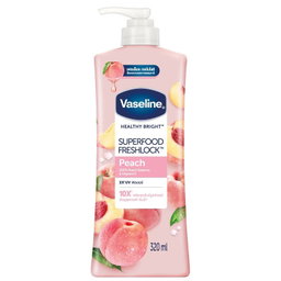 ⁨ Vaseline Superfood Fresh Look Body Lotion-Peach فازلين لوشن سوبر فود مرطب للجسم بالخوخ 