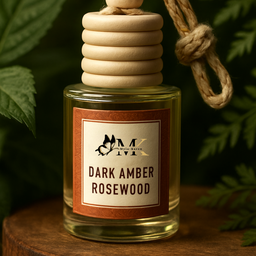 Dark Amber Rosewood Car Freshener