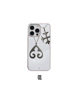 EPOXY PHONE CASE SILVER