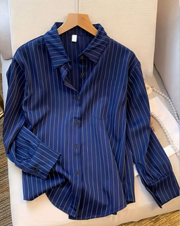 Women's Long Sleeve Striped Shirt