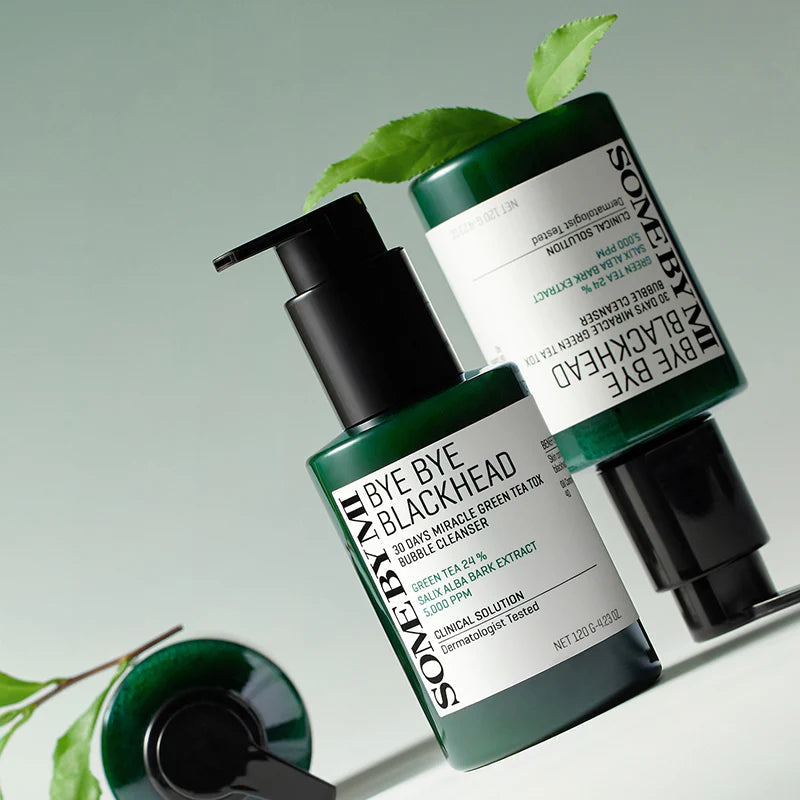SOME BY MI - BYE BYE BLACKHEAD 30 DAYS MIRACLE GREEN TEA TOX BUBBLE CLEANSER_0
