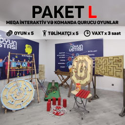 Meqa və Komanda quruculuq oyunları - Paket L