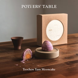 Teochew Yam Mooncake, 4pcs-box