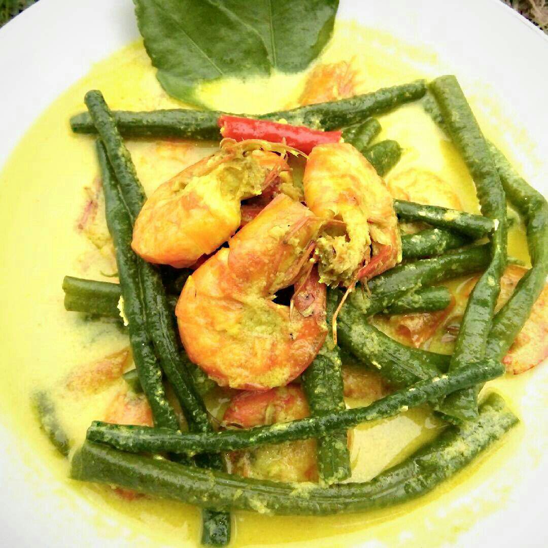 Gulai Kacang Panjang dan Udang_0