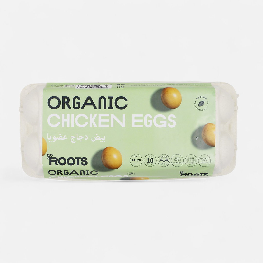 Roots Organic Chicken Eggs 10pc