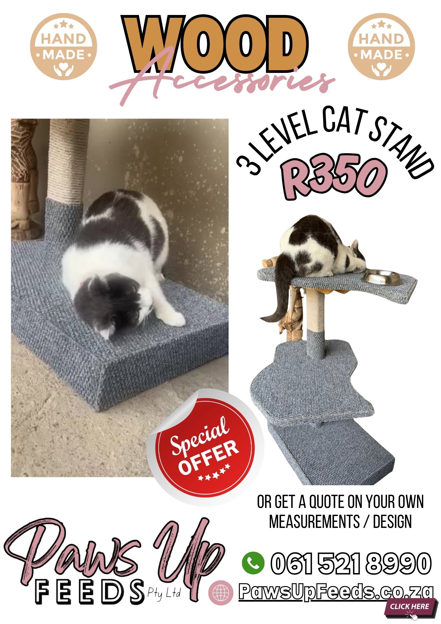 Cat Scratching Post (3 Level)_0