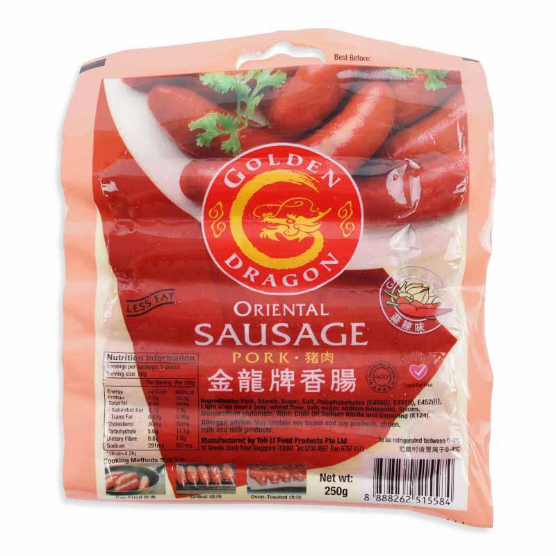 Golden Dragon **PORK** Long Sausage _0