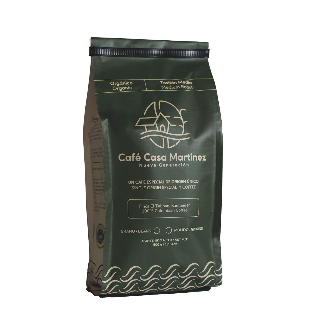 Café Tostado en Grano - Bolsa de 500 g