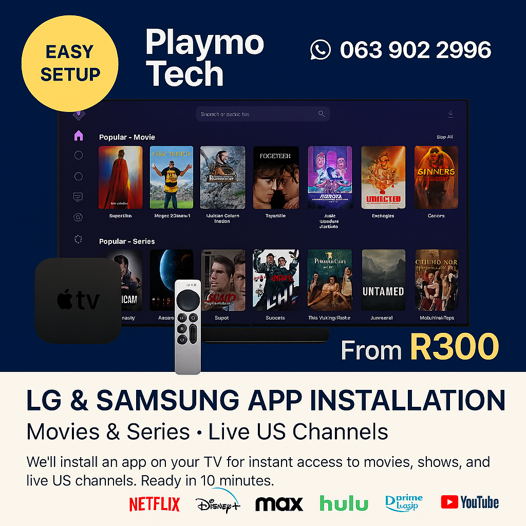 LG & Samsung App Installation – Movies, Series & Live US Channels