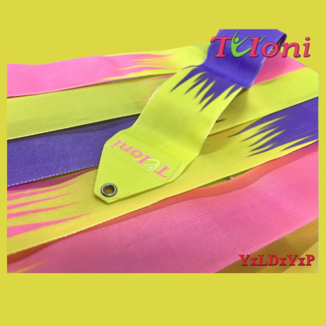 TULONI | Ribbon Tuloni mod. Zig-Zag col. Yellow-Lavander-Yellow-Pink-4M_2