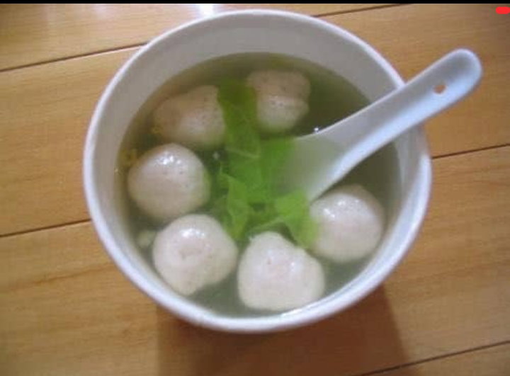 Soupe au boule de poisson