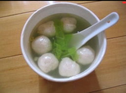 Soupe au boule de poisson 