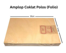 Amplop Coklat Folio (F4)