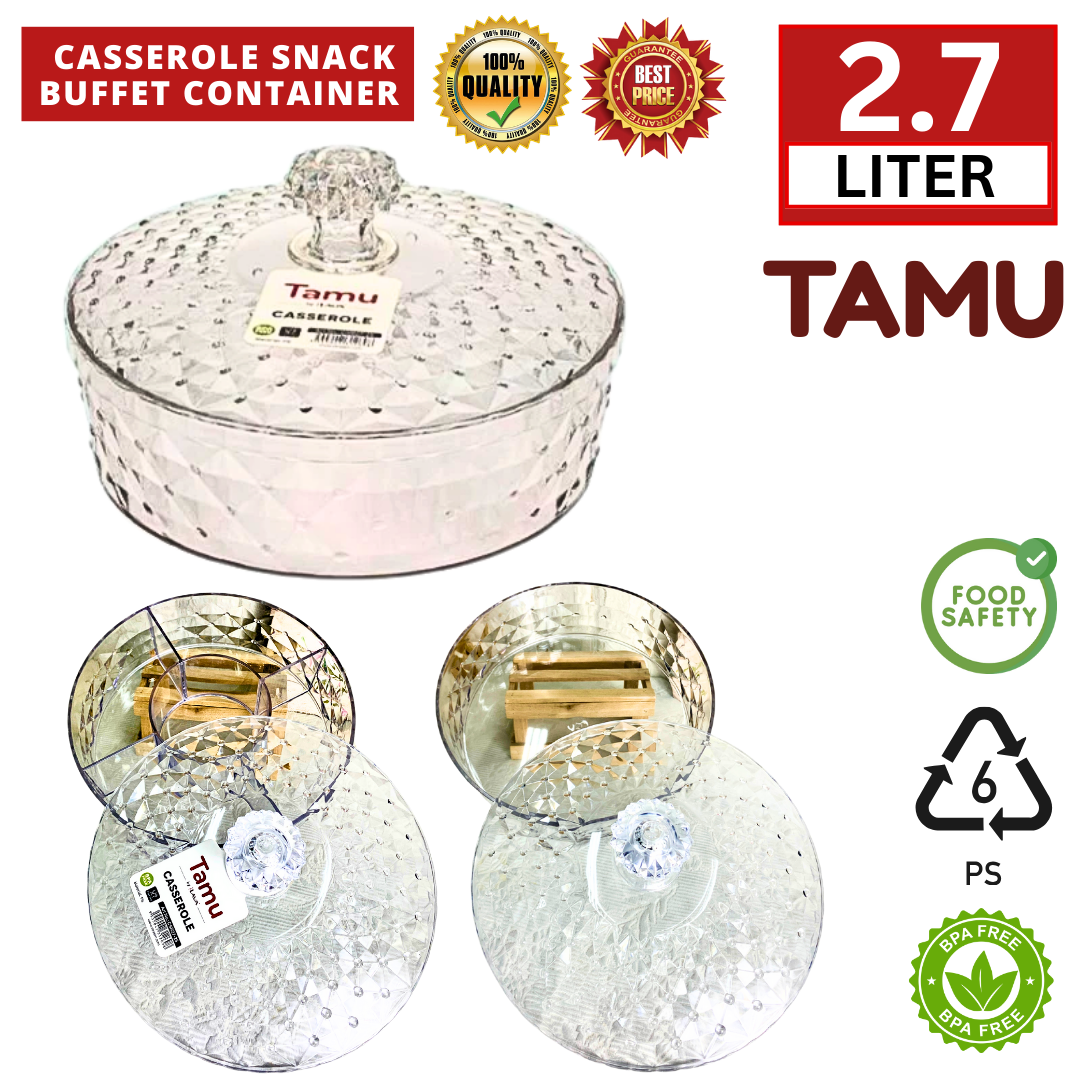 TAMU CASSEROLE SNACK BUFFET CONTAINER (BEKAS KASEROL)_0