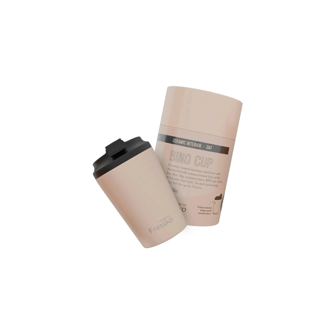 FRESSKO Ceramic Reusable Cup | Bino 8oz_3