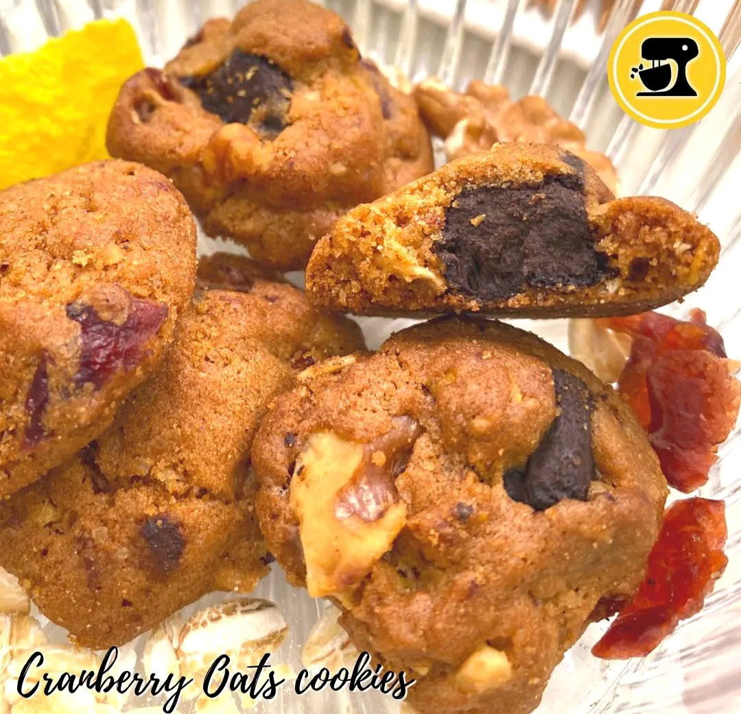 Chocolate Chunk Cranberry Oats Cookies_0