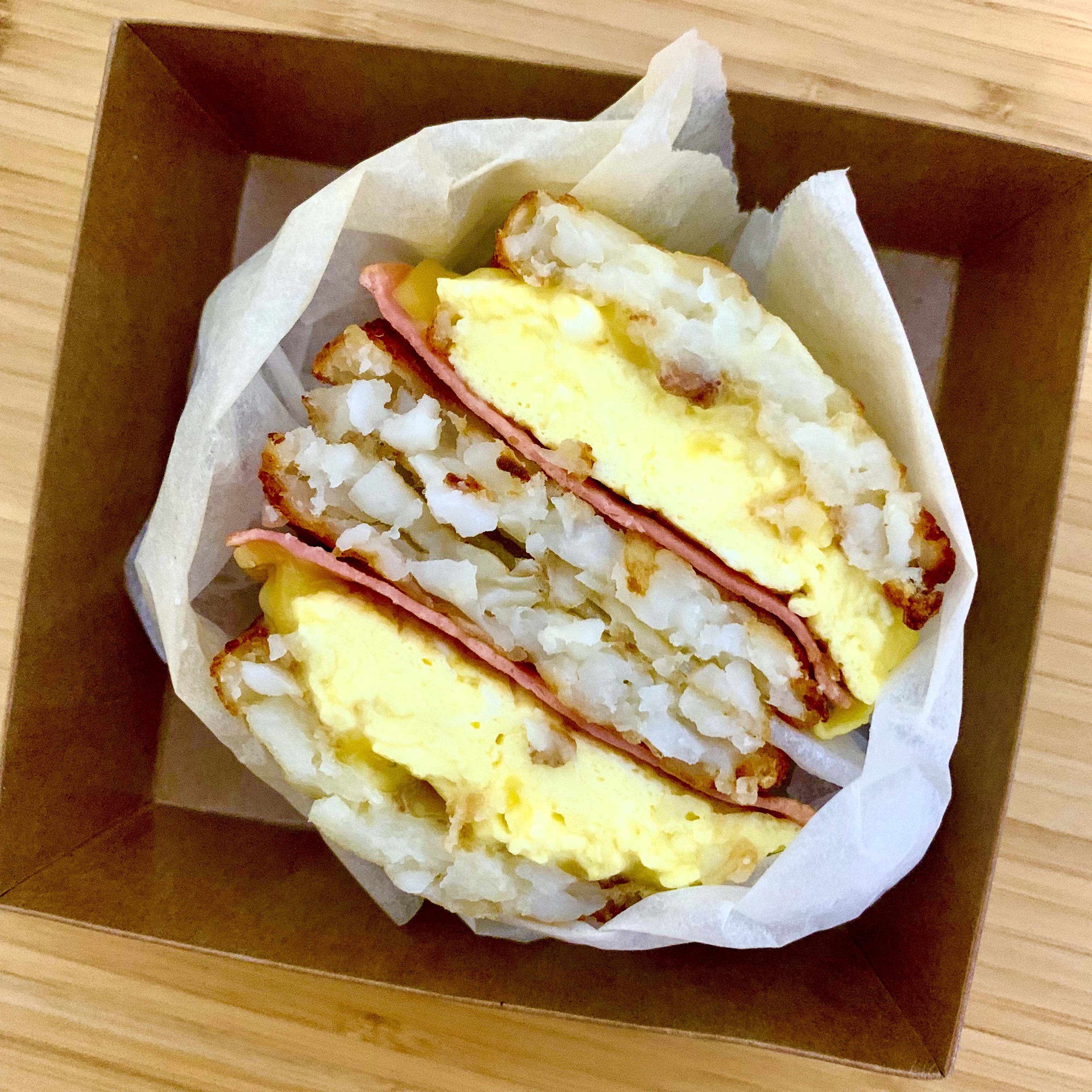 Hashbrown Egg Sandwich