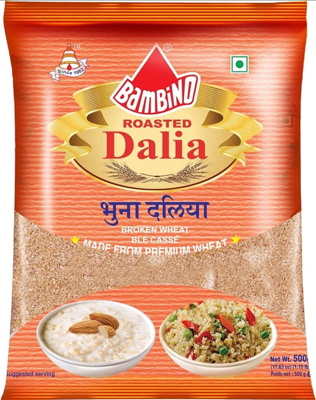 Roasted wheat rava 500 g