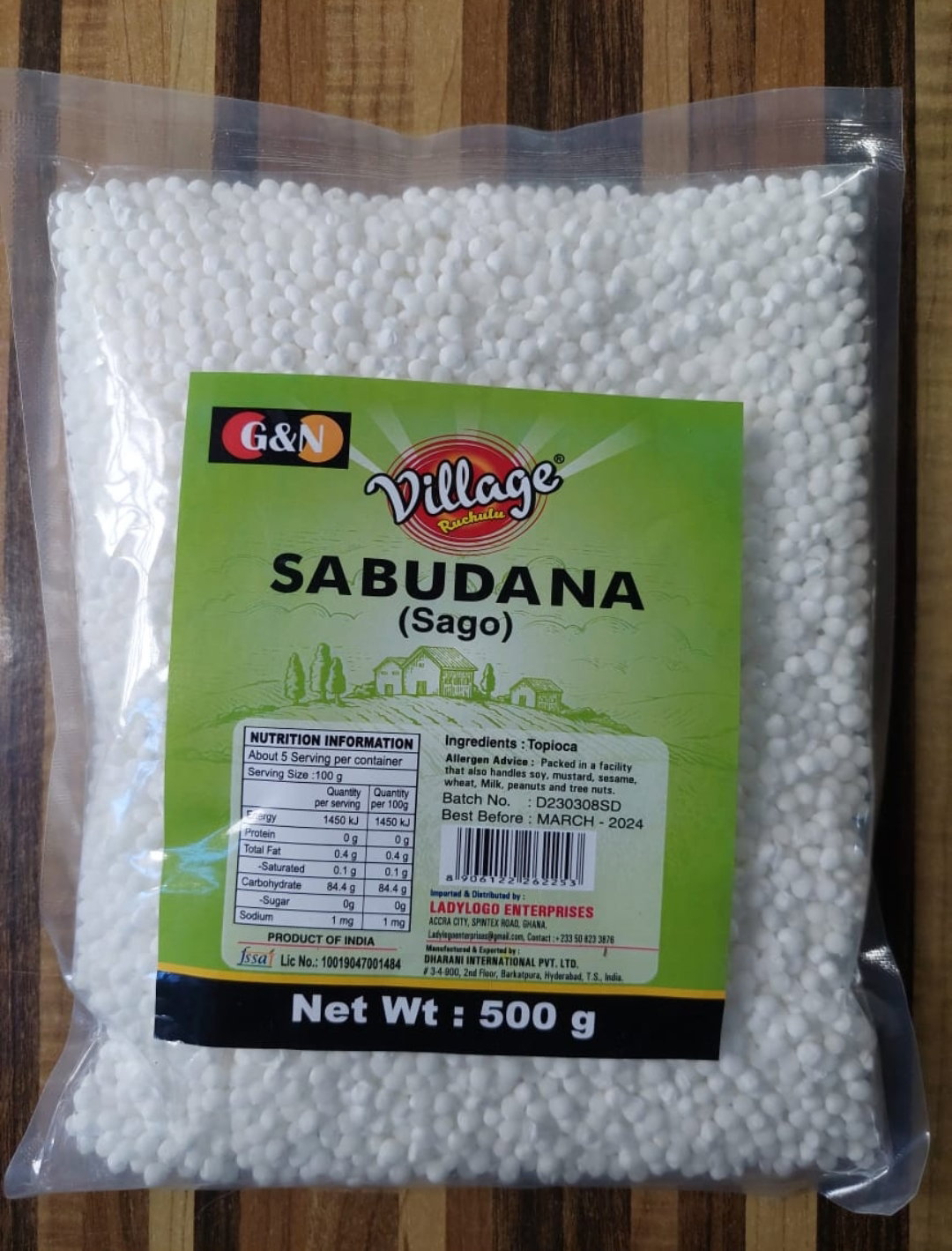 SARVA SABUDANA 500 g