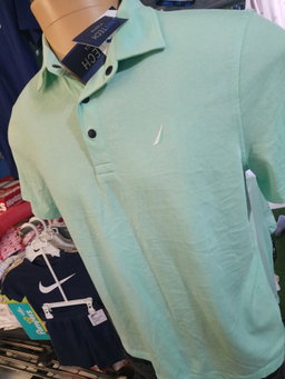 Nautica Men authentic polo tees Mint Green💚 