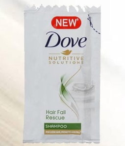 Dove shampoo sachet 10+2 free