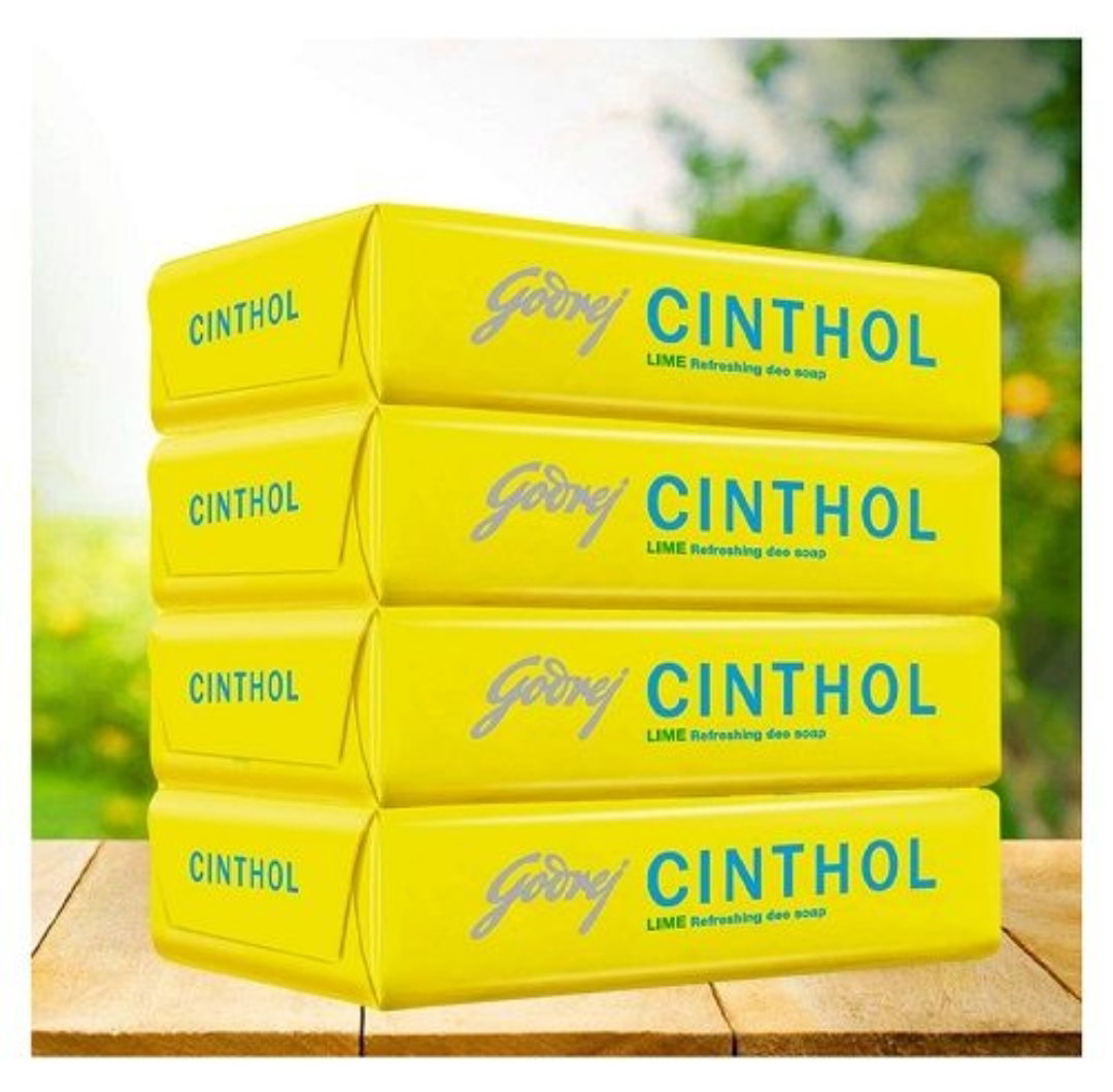 Cinthol lime soap 75 g 3+1 free