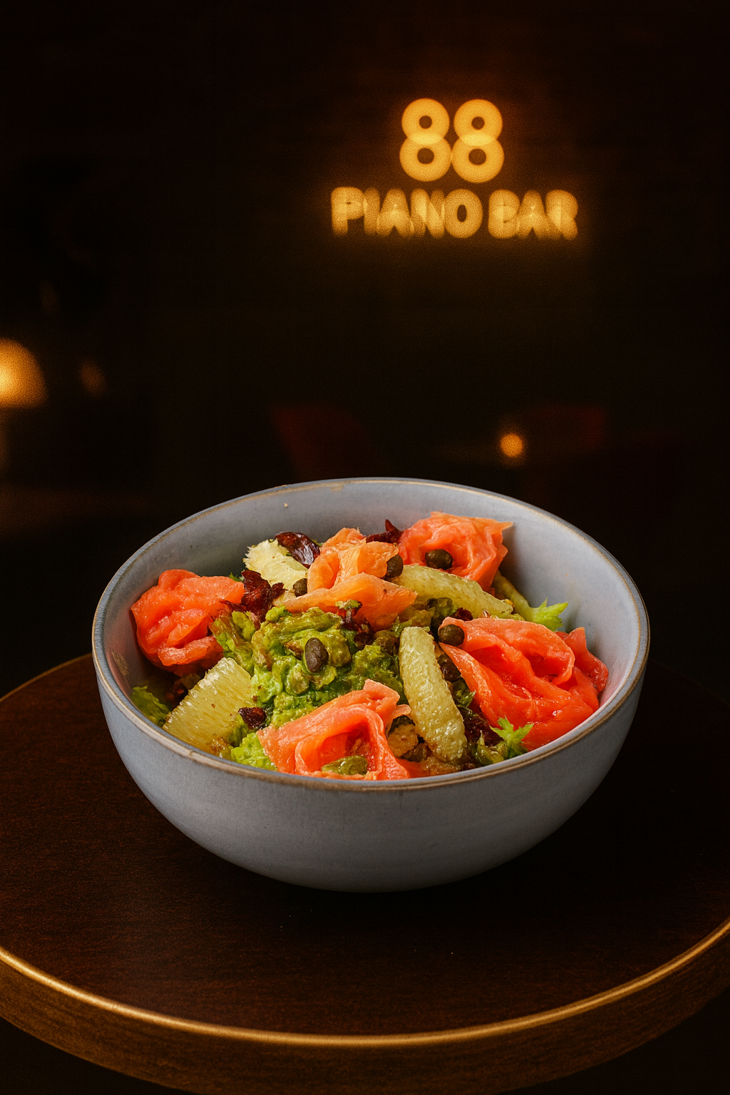 Smoked Salmon Garden Bowl