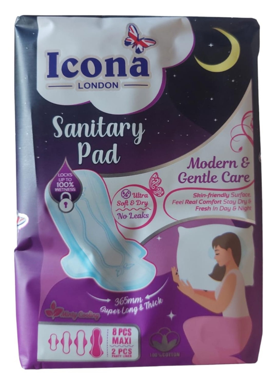 Icona sanitary pad 8+2