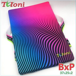TULONI| Back Protection Cushion Tuloni mod. Wave s. 37x25x2 cm col Pink x Black