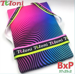 TULONI| Back Protection Cushion Tuloni mod. Wave s. 37x25x2 cm col Pink x Black