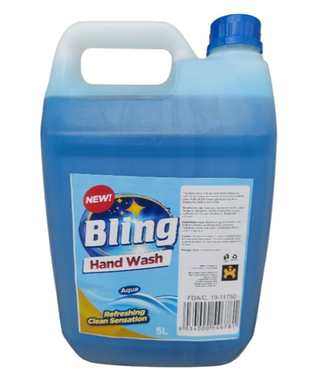 Bling hand-wash 5 lit aqua_0