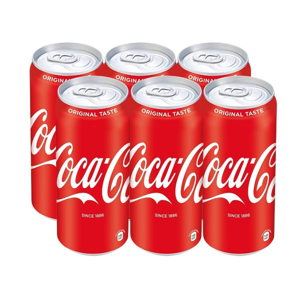 Coke tin pack of 6 pcs _0