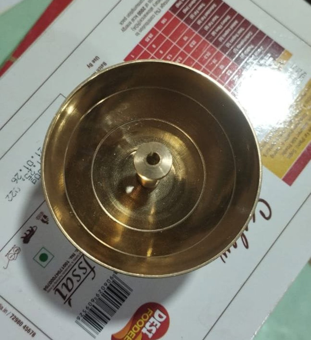 Pyala deep brass