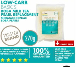 Shirataki Konjac Boba Milk Tea Pearls (270g)