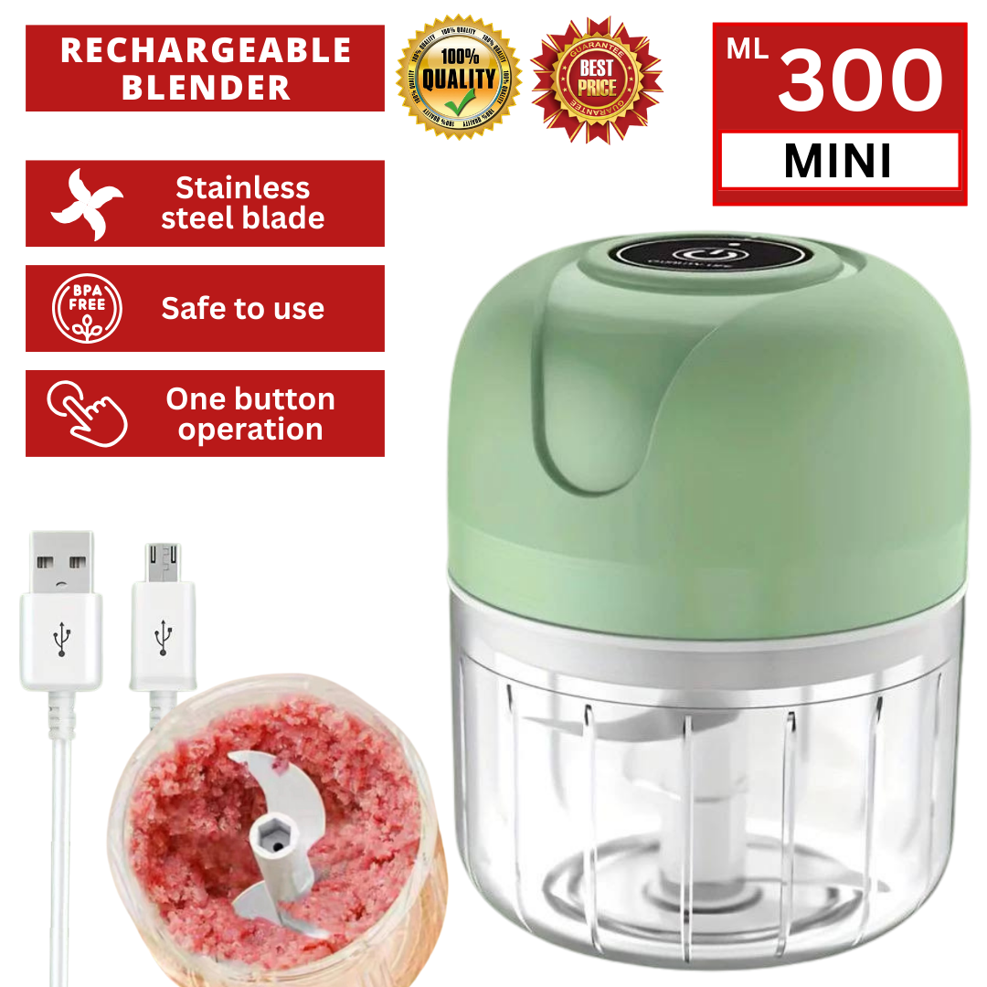 Mini 300ML Rechargeable Blender_0