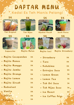 KEDAI ES TEH MANIS "PELANGI"