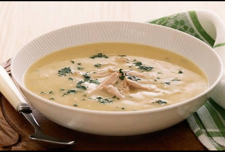Soupe veloutée de poulet