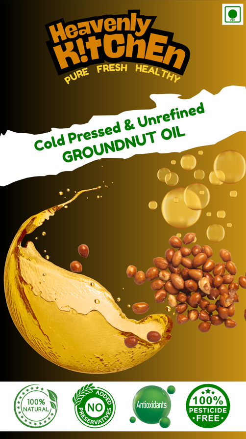 Cold Pressed Organic Groundnut Oil_0