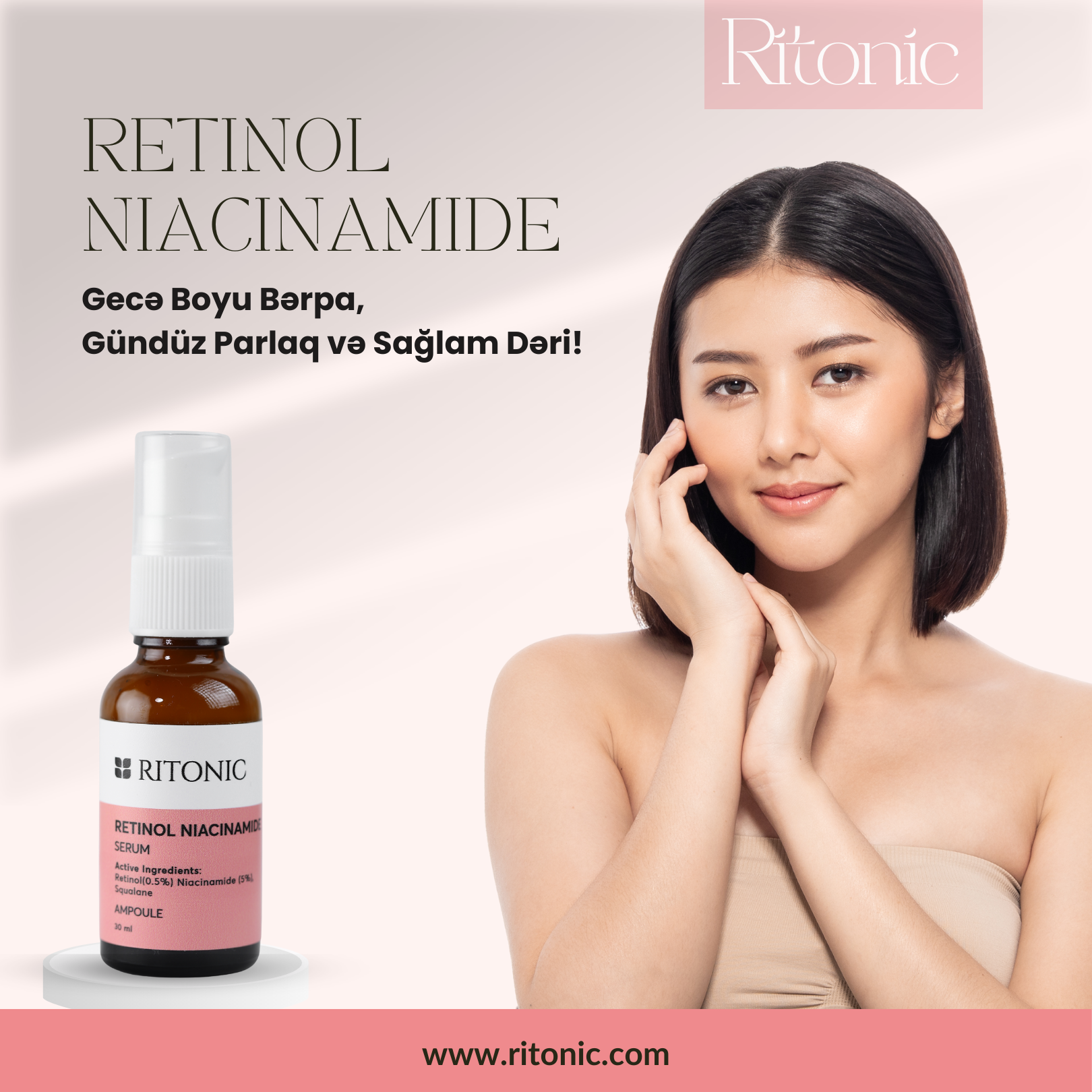 RITONIC RETINOL NIACINAMIDE – Dəri Yenilənməsinin Elite Formulu_0