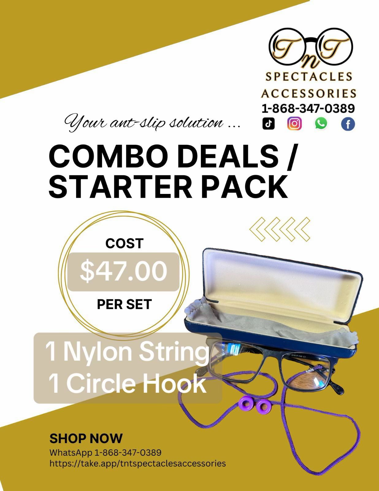 1 Nylon String + 1 Pair Circle Hook_1