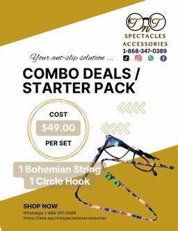 1 Bohemian String + 1 Pair Circle Hook