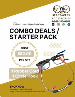 1 Rubber Cord + 1 Pair Circle hook