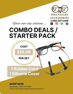1 Rubber Cord + 1 Pair Silicone Cover